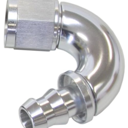 -8AN 150 DEG FULL FLOW PUSH LOSILVER FULL FLOW PUSH LOCK