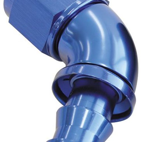 -6AN 60 DEG FULL FLOW PUSH LOCBLUE FULL FLOW PUSH LOCK