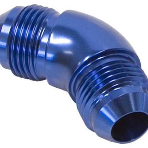 -16AN 45 DEG MALE FLARE UNION BLUE FULL FLOW NO RESTRICTION