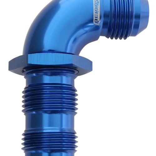 90 DEG BULKHEAD -20AN FUL FLOWBLUE NO RESTRICTION NUT SEPER