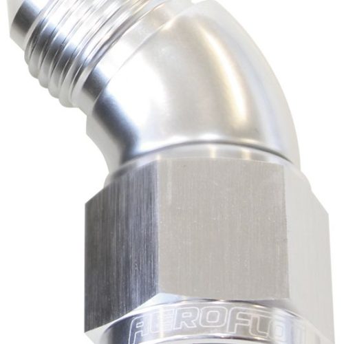 45 DEG FEMALE – MALE -10AN    SILVER FULL FLOW