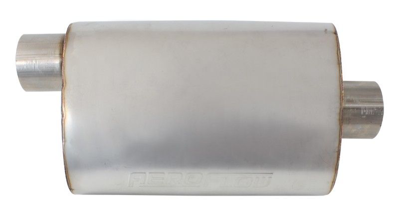 3.5" OFFSET / CENTER MUFFLER 16" LENGTH, 11.77" W, 6" H