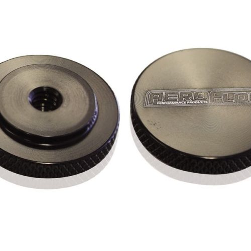 AIR CLEANER NUT 1/4″ BLACK    FEMALE THREAD 1/4″ UNC