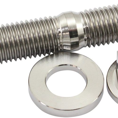 M10 TITANIUM STUD WASHER HEX  NUT KIT M10X1.25mm HEADER BOLT