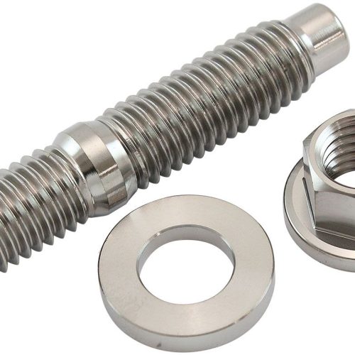 M10 TITANIUM STUD WASHER HEX  NUT KIT M10X1.50mm HEADER BOLT