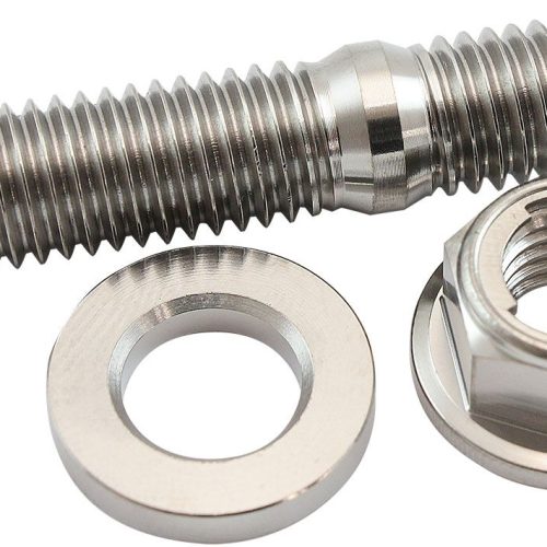 M10 TITANIUM STUD LOCKING HEX NUT KIT M10X1.50mm HEADER BOLT