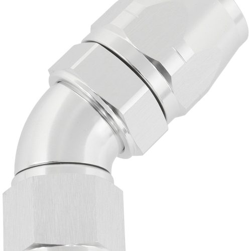 STEPPED 45 DEG HOSEEND -12 HOSTO -10AN EXPANDER HOSE END SIL