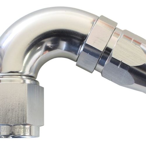 STEPPED 120 DEG HOSEEND 12 HOSTO -16AN REDUCER HOSE END SILV