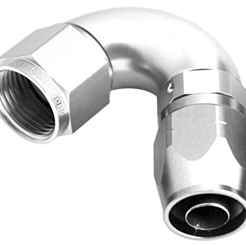 ALLOY 120 DEG HOSE END -12AN  SILVER CUTTER STYLE FULL FLOW
