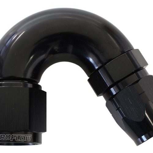 STEPPED 150 DEG HOSEEND -8 HOSTO -10AN REDUCER HOSE END BLAC