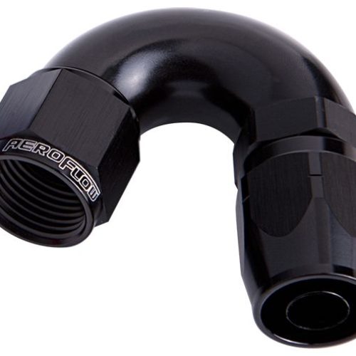 ALLOY 150 DEG HOSE END -16AN  BLACK CUTTER STYLE FULL FLOW