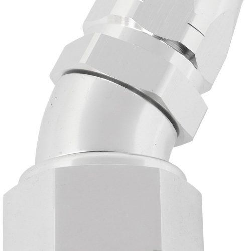 ALLOY 30 DEG HOSE END -12 HOSETO -16AN REDUCER HOSE END SILV