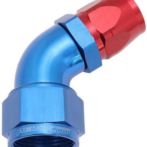 ALLOY 60 DEG HOSE END -12 HOSETO -16 REDUCER HOSE END BLUE