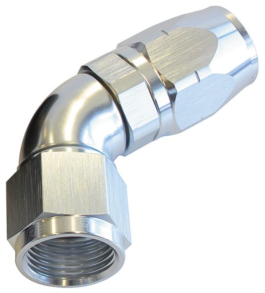 ALLOY 60 DEG HOSE END -12AN SILVER CUTTER STYLE FUL FLOW