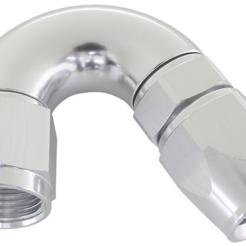 150 DEG -16AN FULL FLOW TEFLONHOSE END SILVER 1 PIECE FULLFL