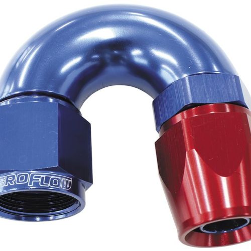 180 DEG -16AN FULL FLOW TEFLONHOSE END BLUE 1 PIECE FULLFLOW