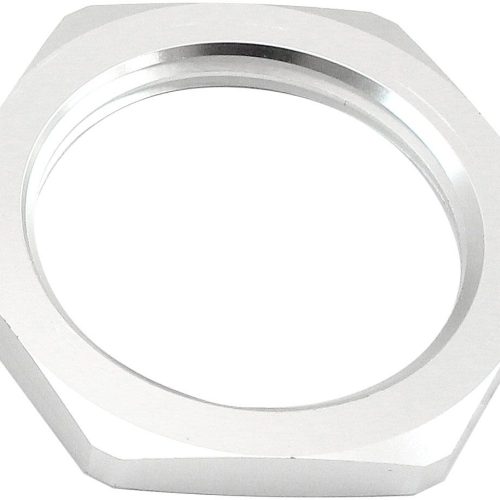 REPLACEMENT -10AN JAM NUT FULLFLOW BULKHEAD SILVER HALF NUT