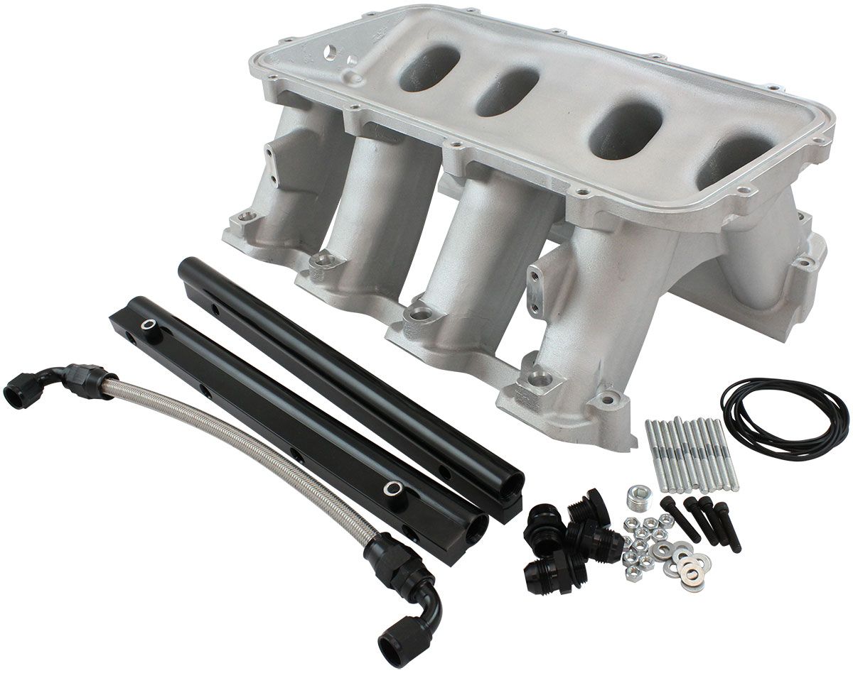 HI RISE EFI GM LS BASE INTAKE MODULAR MANIFOLD RECTANGLE