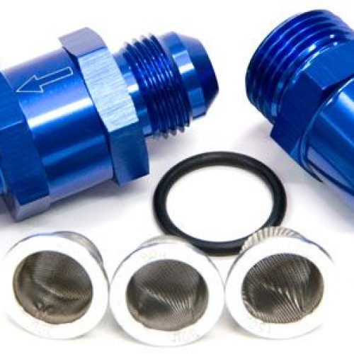 -3AN INLINE FUEL & OIL FILTER BLUE 3 X FILTER 30,80,150 MICR