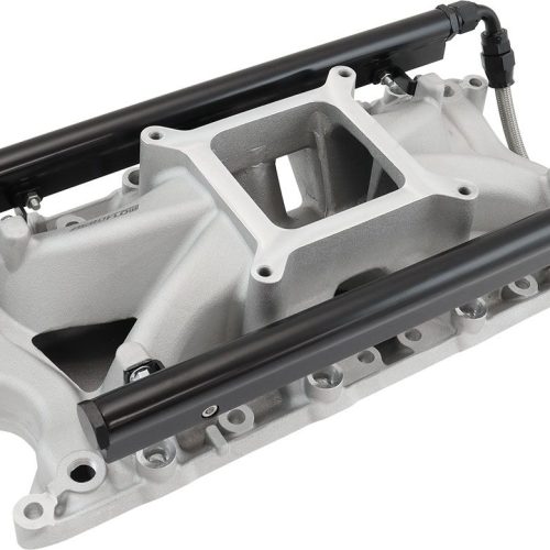 SBF EFI AIR GAP INTAKE MANIFOLSINGLE PLANE WINDSOR NATURAL