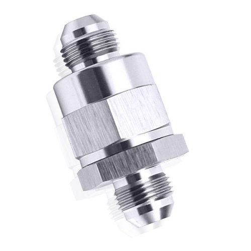 CHECK VALVE INLINE -12AN SILVER / ONE WAY VALVE