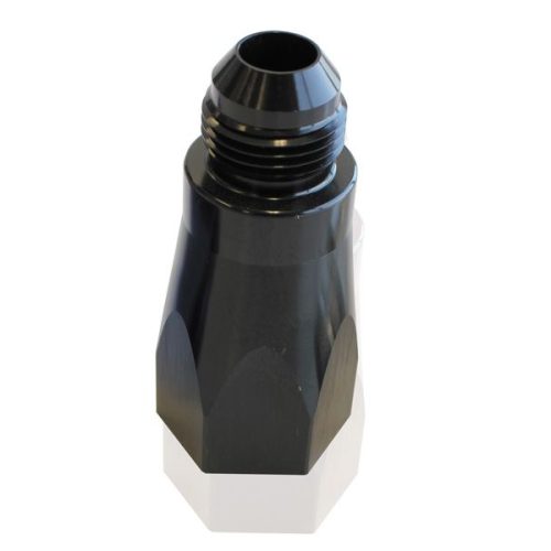 CHECK VALVE INLINE -6AN       BLACK Female to Male -6AN
