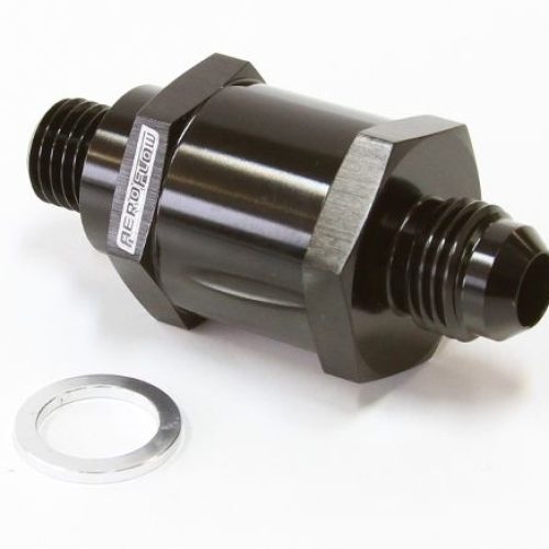 M12 X 1.5MM X -8AN CHECKVALVE BLACK MALE TO MALE BOSCH PUMP