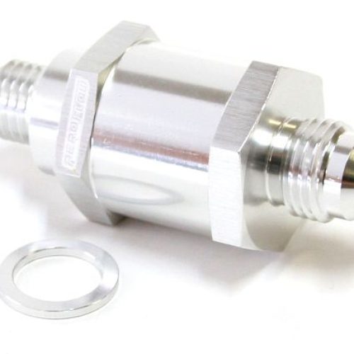 M12 X 1.5MM X -8AN CHECKVALVE SILVER MALE TO MALE BOSCH PUMP