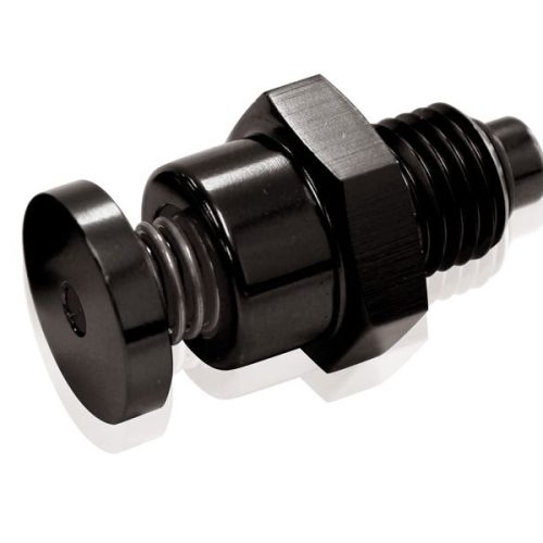 BLOWER PRESSURE RELIEF VALVE  BLACK 1/8″ THREAD