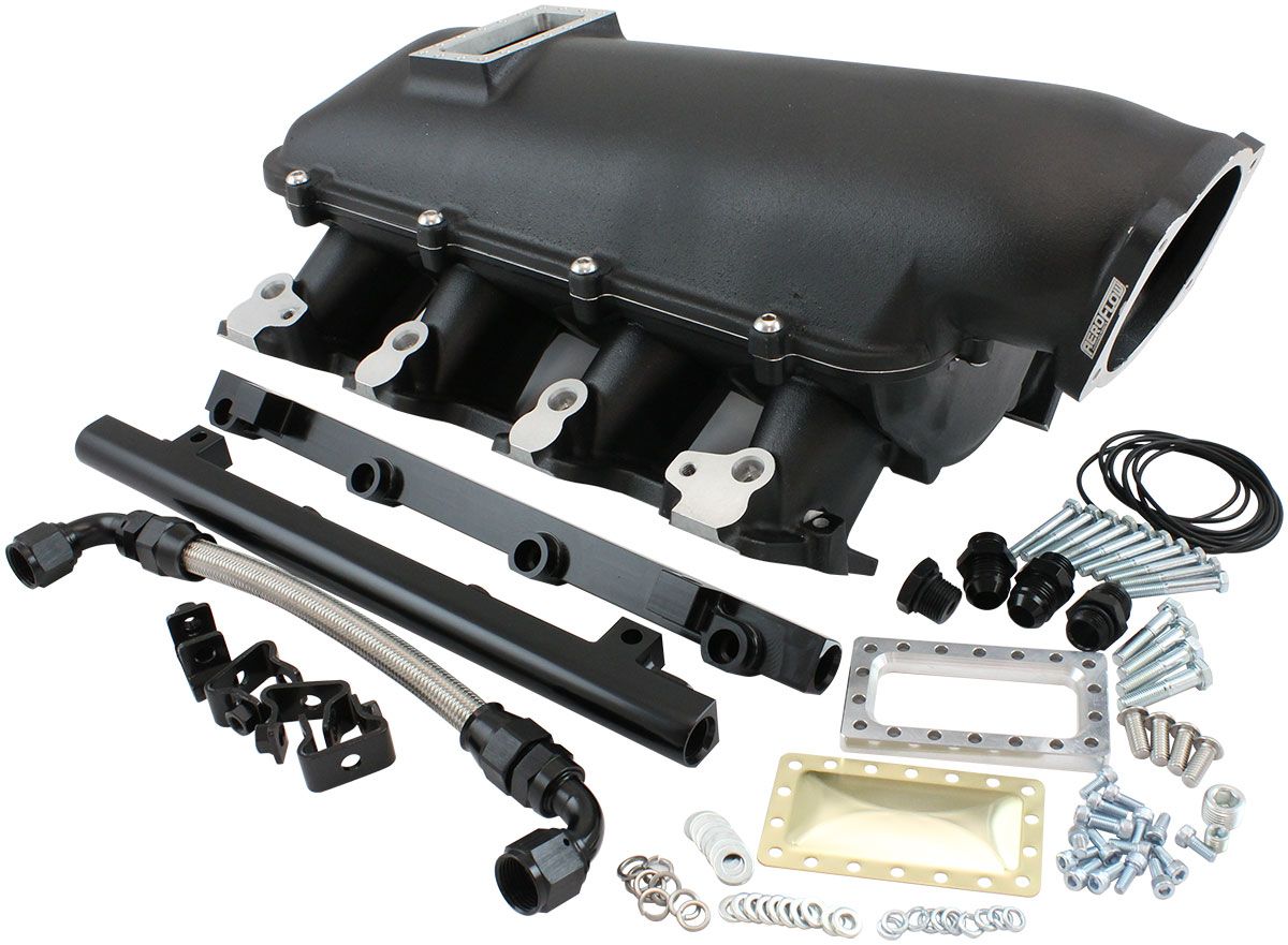 GM LS MODULAR INTAKE MANIFOLD CATHEDRAL PORT LOW RISE EFI