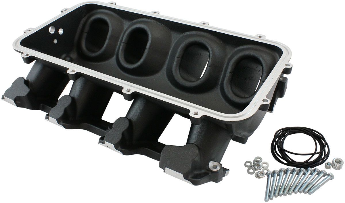 LOW RISE NON EFI GM LS BASE MODULAR INTAKE MANI RECTANGLE