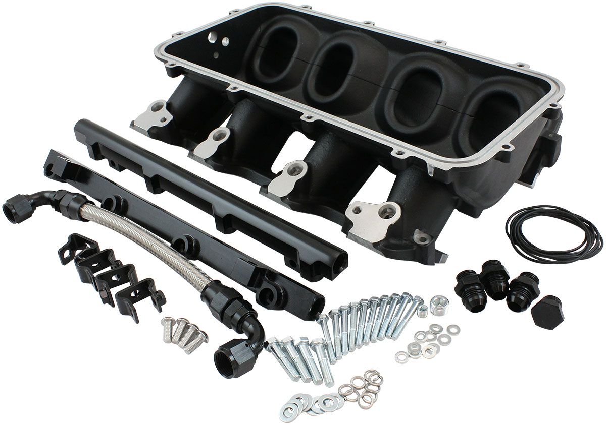 LOW RISE EFI GM LS BASE INTAKEMODULAR MANIFOLD RECTANGLE