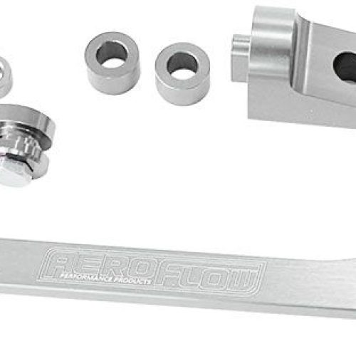 BILLET THROTTLE CABLE BRACKET SILVER SUITS 4150 STYLE