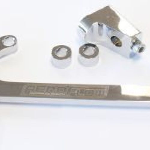 BILLET THROTTLE CABLE BRACKET CHROME SUITS 4500 STYLE