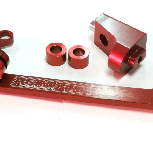 BILLET THROTTLE CABLE BRACKET RED SUITS 4500 STYLE