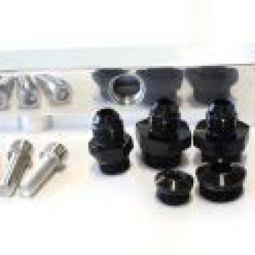 FUEL RAIL KIT BA BF POLISHED  FORD 6 CYLINDER BARRA