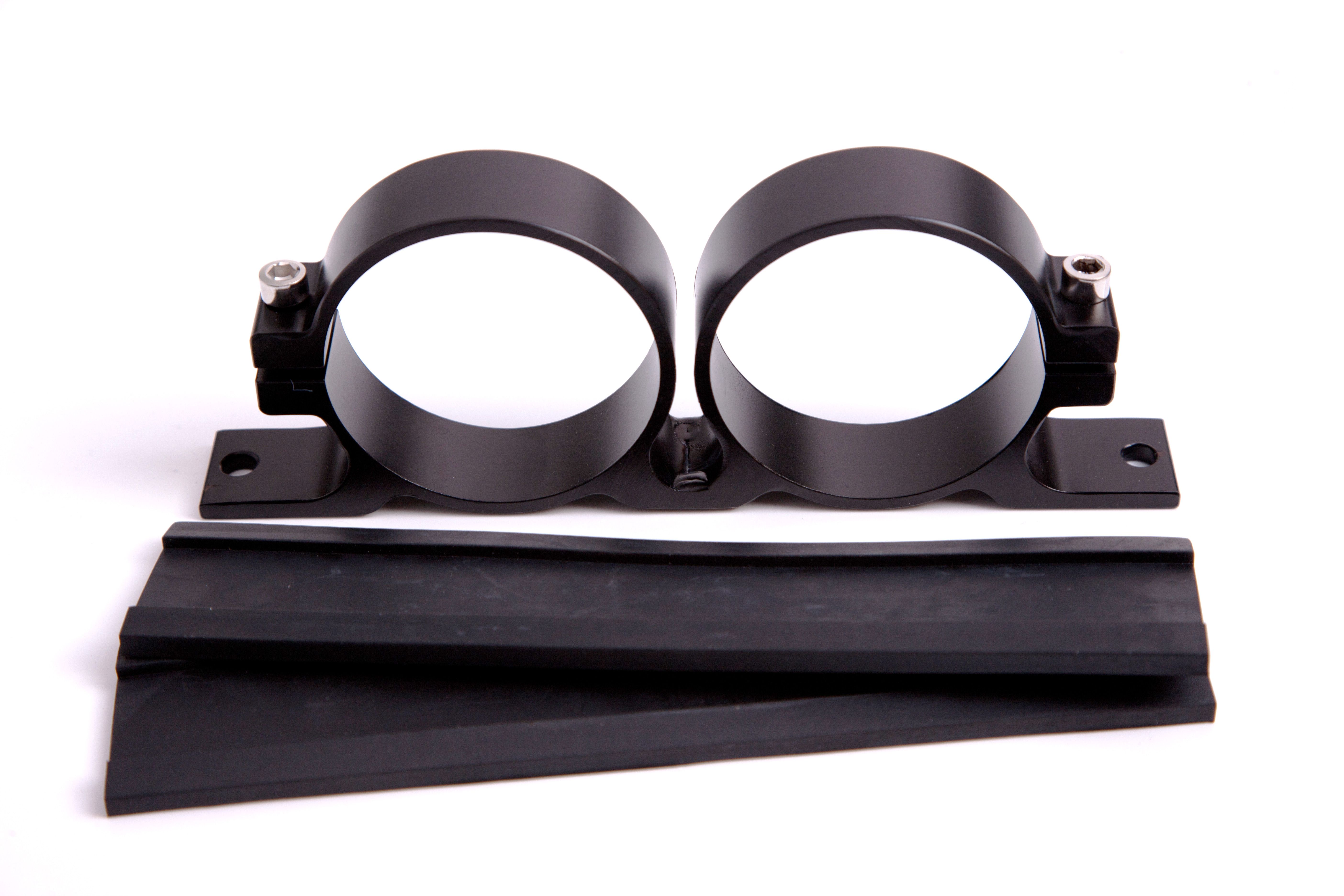 BILLET FUEL PUMP BRACKET BOSCHBLACK DUAL SUITS ALL BOSCH