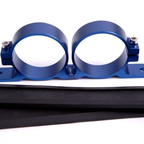 BILLET FUEL PUMP BRACKET BOSCHBLUE DUAL SUITS ALL BOSCH