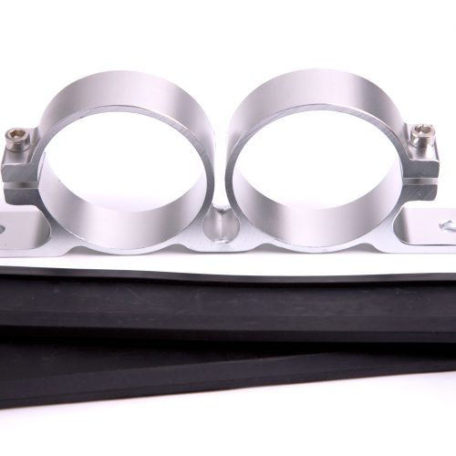 BILLET FUEL PUMP BRACKET BOSCHSILVER DUAL SUITS ALL BOSCH