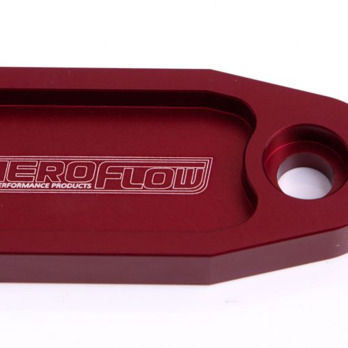 BILLET FUEL PUMP BLOCK OFF    RED SUIT 302 351C