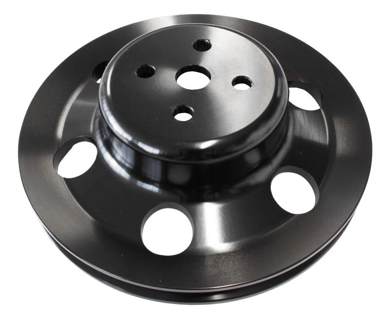 BILLET WATER PUMP V PULLEY BLACK SUIT 302 351C FORD