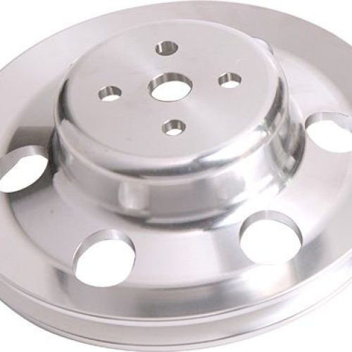 BILLET WATER PUMP V PULLEY POLISHED SUIT 302 351C FORD