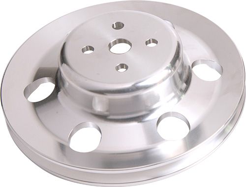 BILLET WATER PUMP V PULLEY POLISHED SUIT 302 351C FORD
