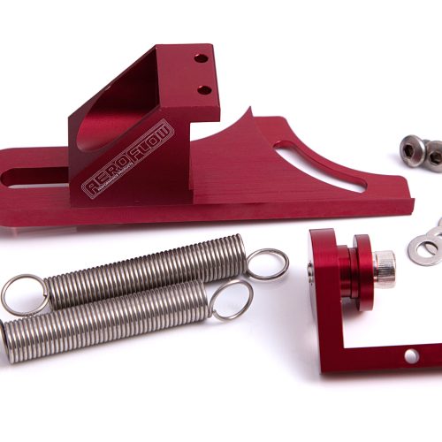 THROTTLE RETURN SPRING BRACKETRED SUITS 4150 STYLE CARBS