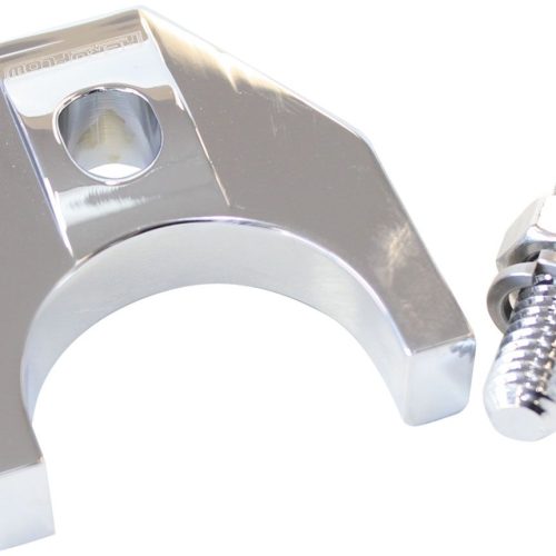 BILLET DISTRIBUTOR HOLD DOWN  CHROME BRACKET SUITS ALL CHEV
