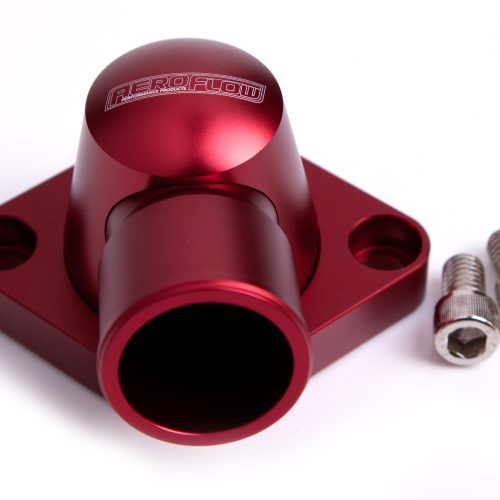 BILLET THERMOSTAT HOUSING     SBC BBC HOLDEN RED SWIVEL