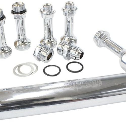 ADJUSTABLE FUEL LOG BG HOLLEY CHROME 1 & 2 METERING BLOC