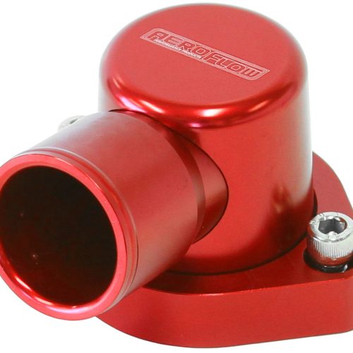 BILLET THERMOSTAT HOUSING RED FORD 351C 90 DEG CLEVELAND