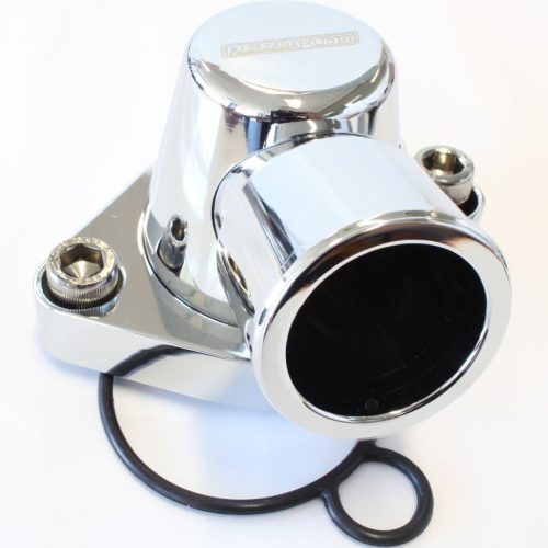 BILLET THERMOSTAT HOUSING CHROHOLDEN V8 90 DEG SWIVE 253 308