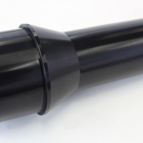 1.75″ RADIATOR HOSE ADAPTER   BLACK LONG 4.5″ LENGTH CVR